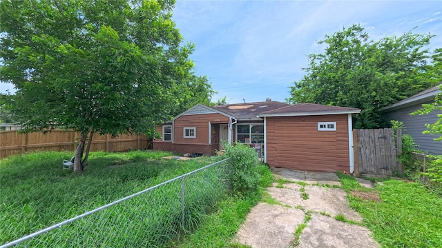 10506 Rosehaven Dr, Houston, TX 77051 - back of property with brick siding