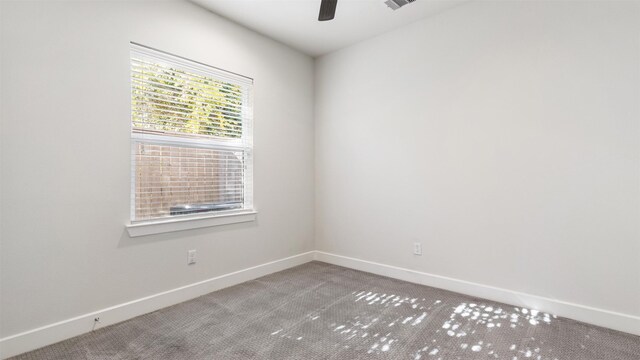 152 Knightsbridge Park Ln, Houston, TX 77018 - spare room featuring ceiling fan and carpet floors