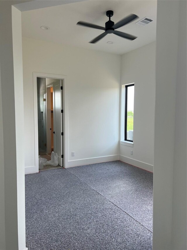 20410 Tealpointe Ridge Ln, Tomball, TX 77377 - spare room featuring ceiling fan and speckled floor
