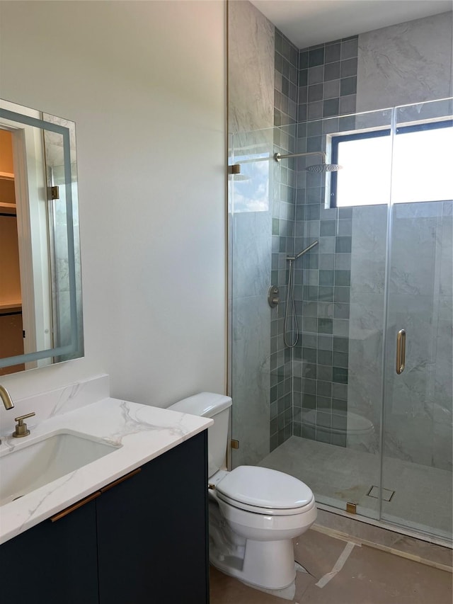 20410 Tealpointe Ridge Ln, Tomball, TX 77377 - bathroom with vanity and a stall shower