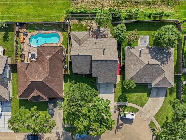 2004 Tuscarora Ct, League City, TX 77573 - bird's eye view of a pool
