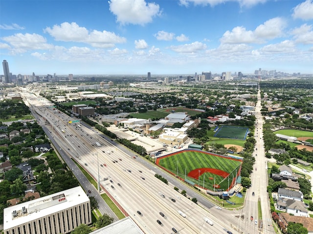 6305 S Rice Ave, Bellaire, TX 77401 - view of property location featuring skyline and property boundaries highlighted