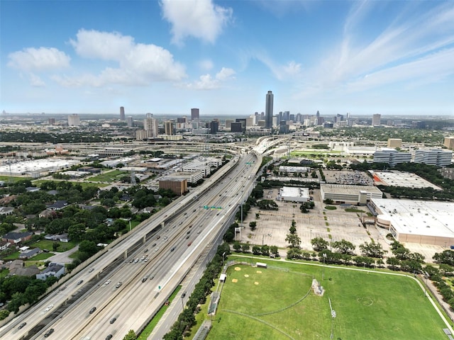6305 S Rice Ave, Bellaire, TX 77401 - bird's eye view of a highway and skyline
