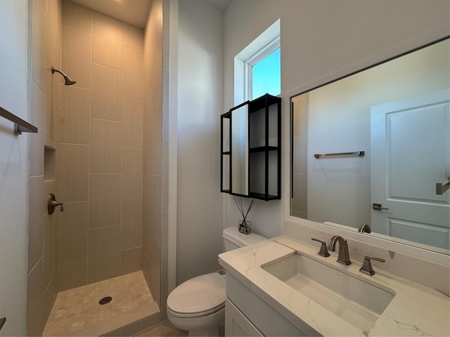 418 Bayou St, Houston, TX 77020 - bathroom with a tile shower and vanity
