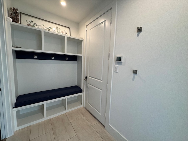 418 Bayou St, Houston, TX 77020 - mudroom with baseboards and light wood-style flooring