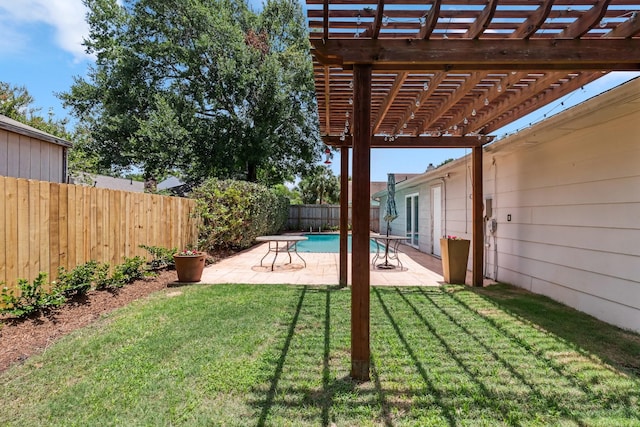 11406 Meadow Lake Dr, Houston, TX 77077 - fenced backyard with a patio area and a pergola