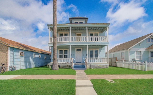 3412 Avenue S, Galveston, TX 77550 - multi unit property with a balcony and covered porch