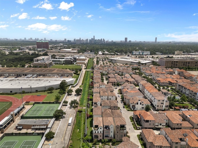 1156 Mosaico Ln, Houston, TX 77055 - bird's eye view of city skyline