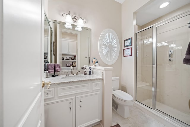 7417 Teaswood Dr, Conroe, TX 77304 - full bath featuring vanity and a shower stall