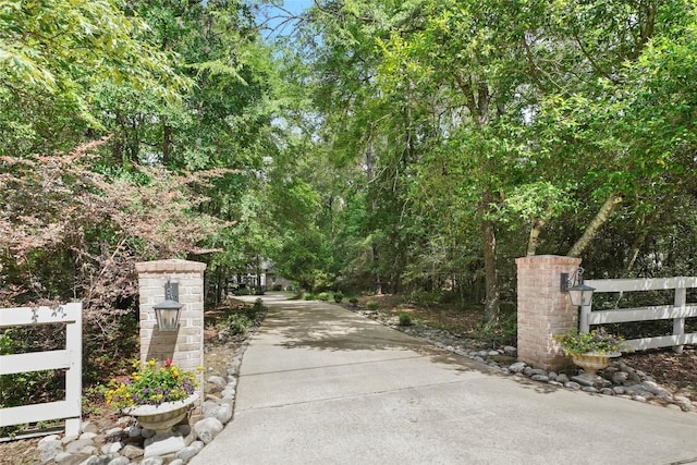 7417 Teaswood Dr, Conroe, TX 77304 - view of gate