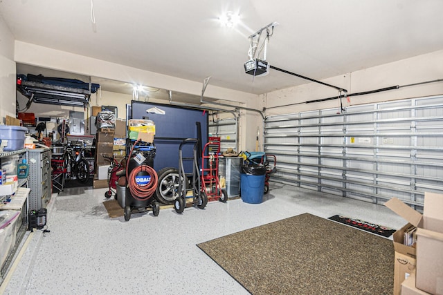 907 Fairway Dr, La Porte, TX 77571 - garage with a garage door opener