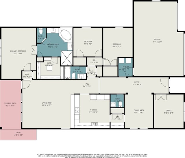 907 Fairway Dr, La Porte, TX 77571 - view of room layout