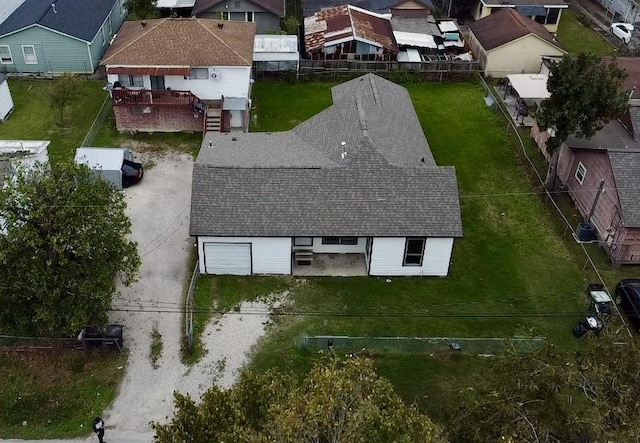 6929 San Angelo St, Houston, TX 77020 - aerial perspective of suburban area