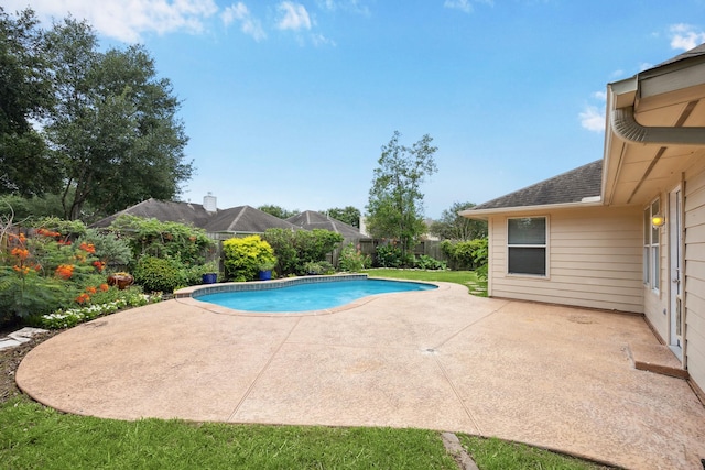 20703 Surrey Stone Ct, Katy, TX 77450 - view of pool featuring a patio and a fenced backyard