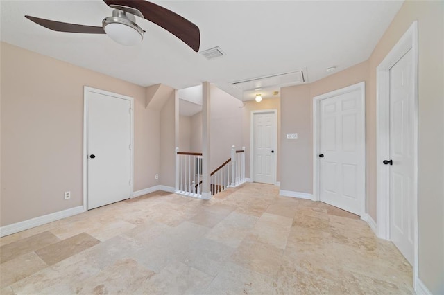 1102 Indian Autumn Trce, Houston, TX 77062 - empty room featuring attic access and a ceiling fan