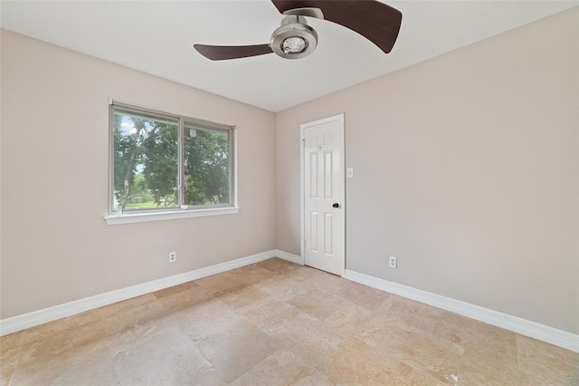 1102 Indian Autumn Trce, Houston, TX 77062 - unfurnished room with a ceiling fan and baseboards