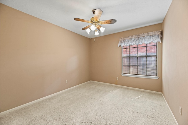 16307 Rainbow Lake Rd, Houston, TX 77095 - spare room with carpet floors and a ceiling fan