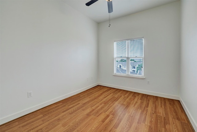 2203 Dorrington St Unit 406, Houston, TX 77030 - unfurnished room featuring light wood-type flooring and a ceiling fan