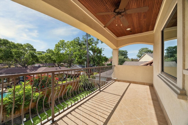 8518 Prichett Dr, Houston, TX 77096 - balcony featuring ceiling fan