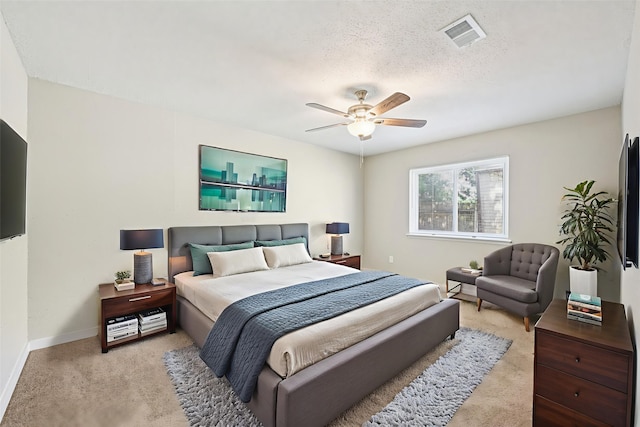 6315 Dellfern Dr, Houston, TX 77035 - bedroom featuring light colored carpet and a ceiling fan