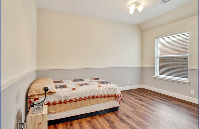 3115 Sable Xing, San Antonio, TX 78232 - bedroom featuring wood finished floors and lofted ceiling