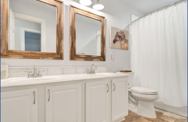 3115 Sable Xing, San Antonio, TX 78232 - bathroom with double vanity and curtained shower