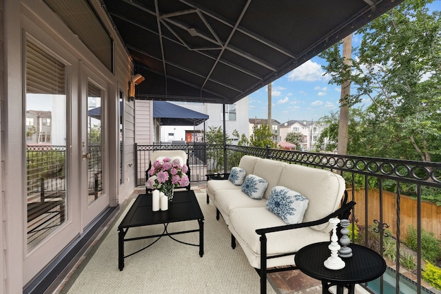 709 Lester St, Houston, TX 77007 - balcony with an outdoor living space
