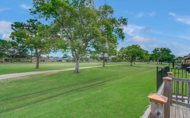 3618 Teakwood Ln, Pearland, TX 77584 - view of property's community with a lawn