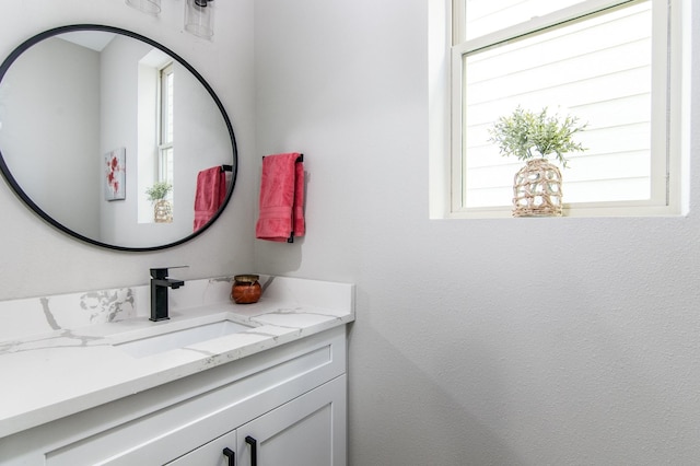 15034 Wunderlust Ln, Houston, TX 77069 - bathroom featuring plenty of natural light and vanity