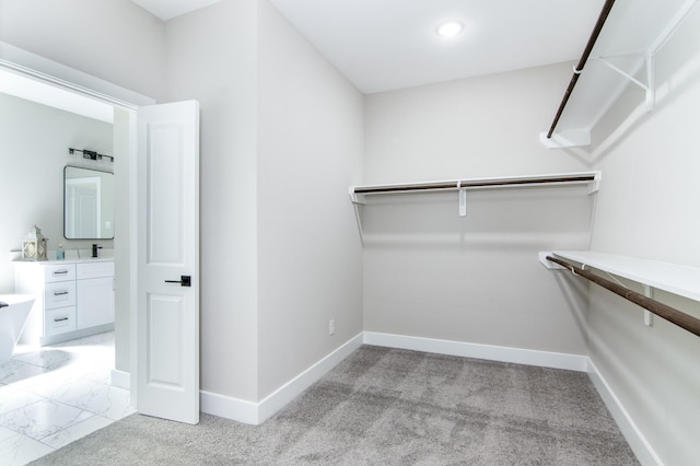 15034 Wunderlust Ln, Houston, TX 77069 - spacious closet with light carpet