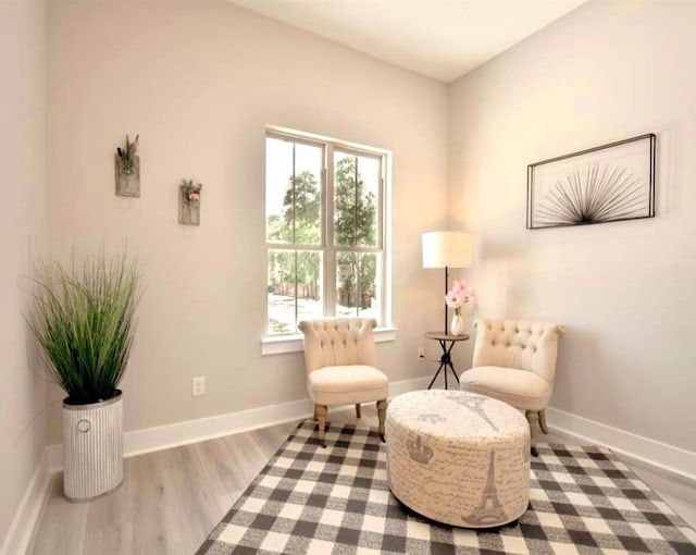15034 Wunderlust Ln, Houston, TX 77069 - sitting room with wood finished floors and baseboards