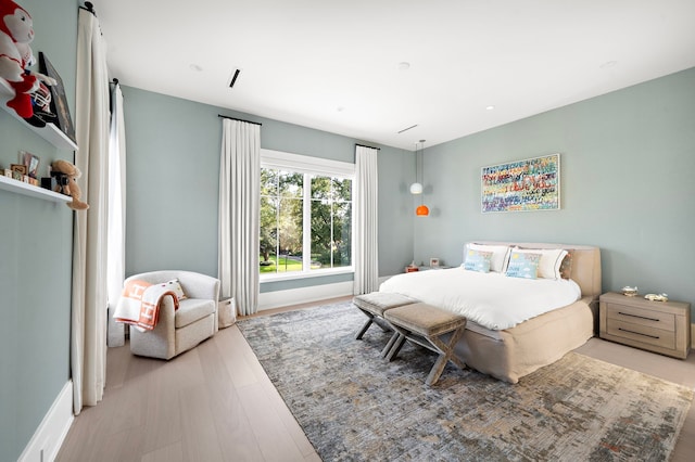3649 Chevy Chase Dr, Houston, TX 77019 - bedroom featuring wood finished floors and recessed lighting