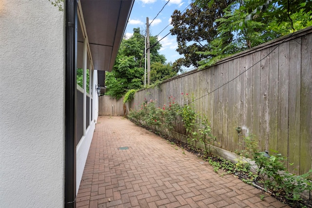 2523 Watts St, Houston, TX 77030 - fenced backyard with a patio area