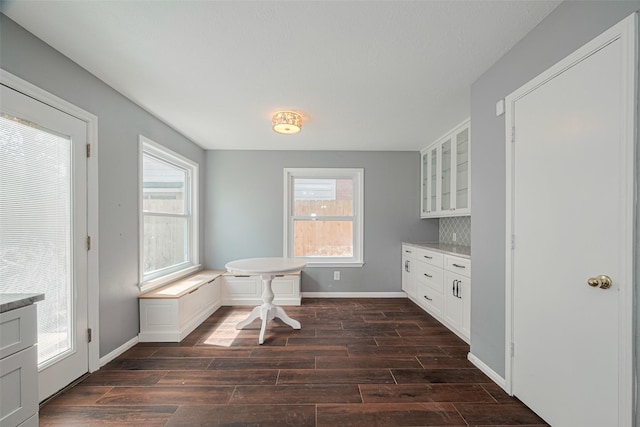 16410 Great Frst, Humble, TX 77346 - dining room with dark wood-type flooring and healthy amount of natural light