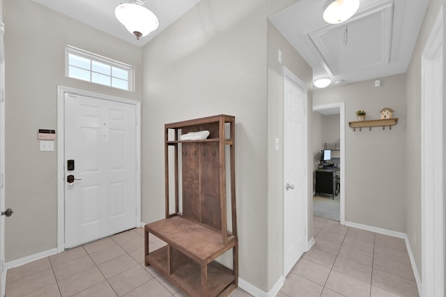 155 Fairwind Trail Dr, Conroe, TX 77385 - foyer featuring light tile patterned flooring