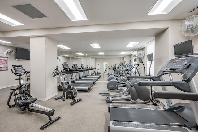 5100 San Felipe St Unit 353, Houston, TX 77056 - workout area with baseboards