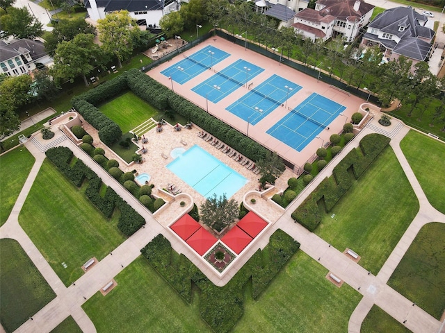 5100 San Felipe St Unit 353, Houston, TX 77056 - bird's eye view of a pool