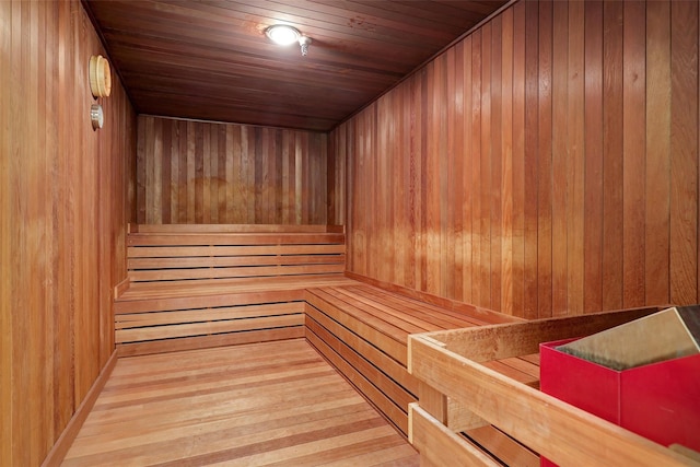 5100 San Felipe St Unit 353, Houston, TX 77056 - relaxing sauna / steam room with wooden walls