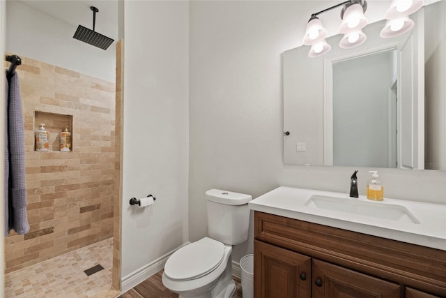 25010 Butler Hill Ct, Tomball, TX 77375 - bathroom with vanity and tiled shower