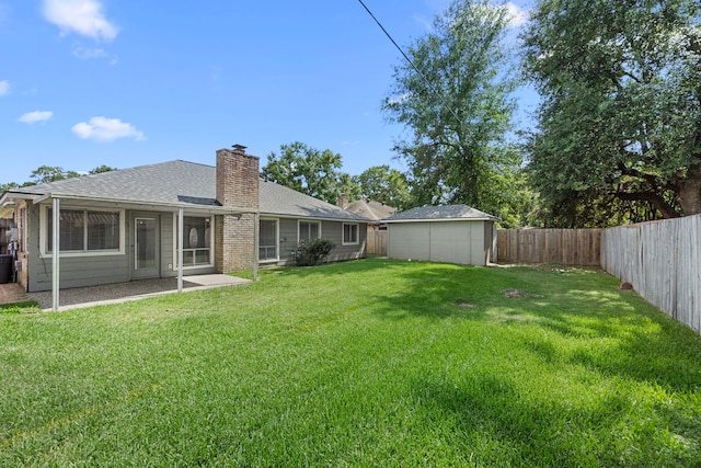 6114 Elkwood Forest Dr, Houston, TX 77088 - fenced backyard featuring a patio area