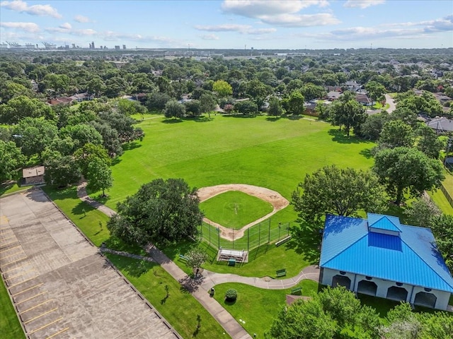 431 Shadow Creek Dr, El Lago, TX 77586 - bird's eye view of a tree filled landscape