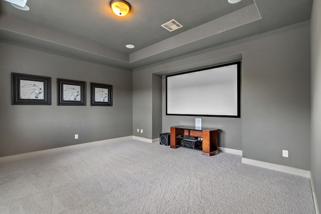 4314 Madera Creek Ln, Katy, TX 77494 - carpeted cinema room with a raised ceiling and baseboards