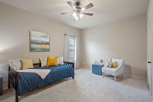 4314 Madera Creek Ln, Katy, TX 77494 - carpeted bedroom with baseboards and a ceiling fan