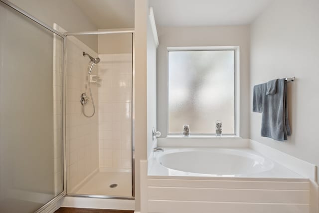 3282 Bend Cove Ct, League City, TX 77573 - full bathroom with a stall shower and a bath