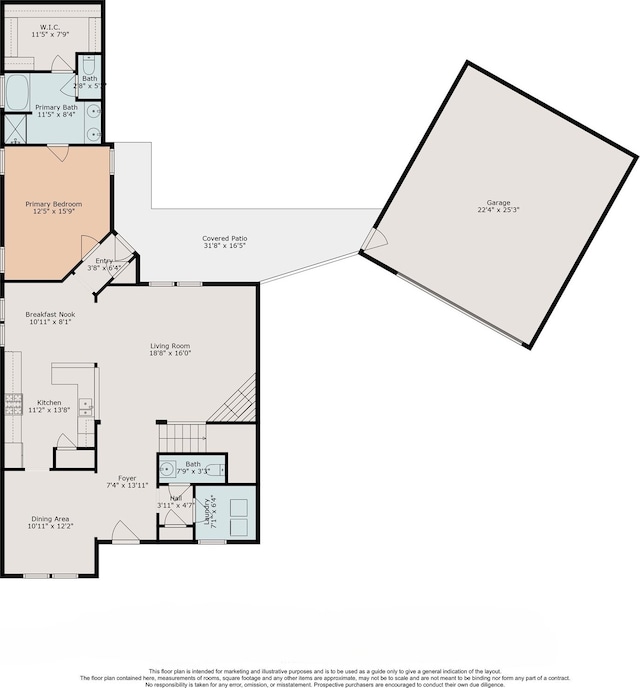 3282 Bend Cove Ct, League City, TX 77573 - view of property floor plan