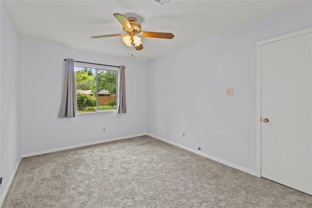 514 E Foley St, Alvin, TX 77511 - spare room with carpet floors and ceiling fan
