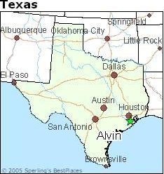 514 E Foley St, Alvin, TX 77511 - map / location