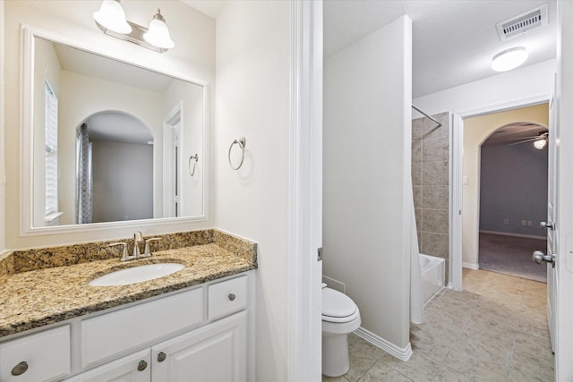 831 W 26th St, Houston, TX 77008 - bathroom with vanity, tile patterned flooring, and bathing tub / shower combination