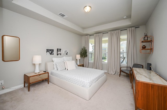 24311 Orley Island Ct, Katy, TX 77493 - bedroom with light carpet and a raised ceiling