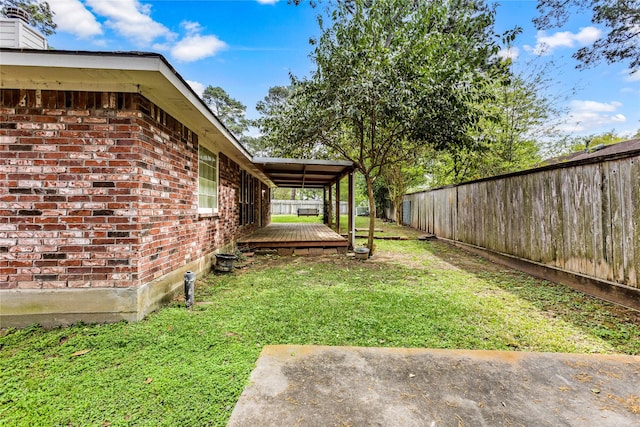 110 Rustling Wind Dr, Montgomery, TX 77356 - fenced backyard featuring a deck